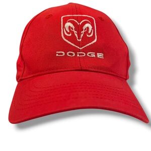 Dodge Ram Red Fitted Cap / Hat Grab Life By The Horns Dodge OSFM B-7